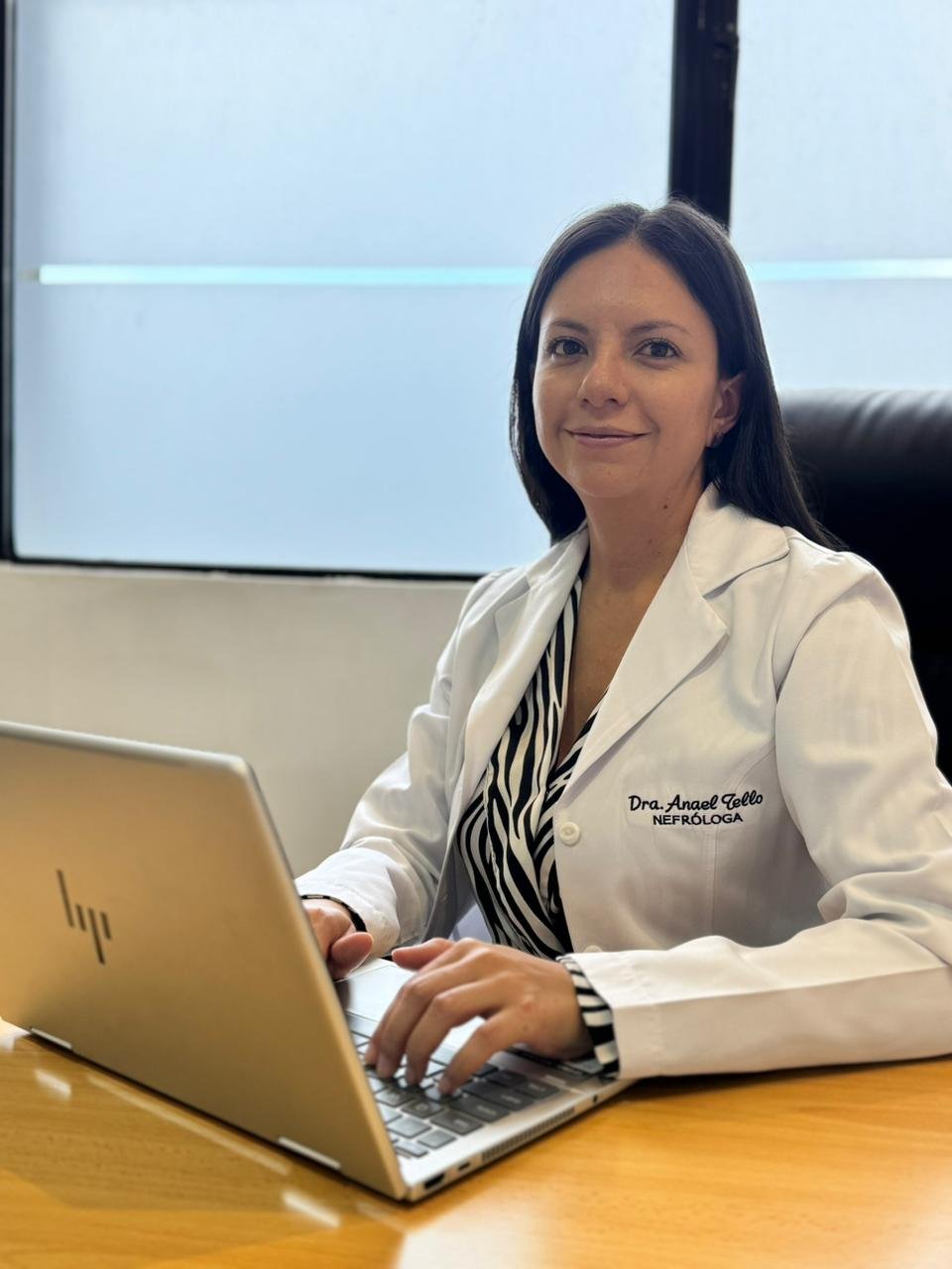 Dra. Anael Tello, nefróloga en Quito