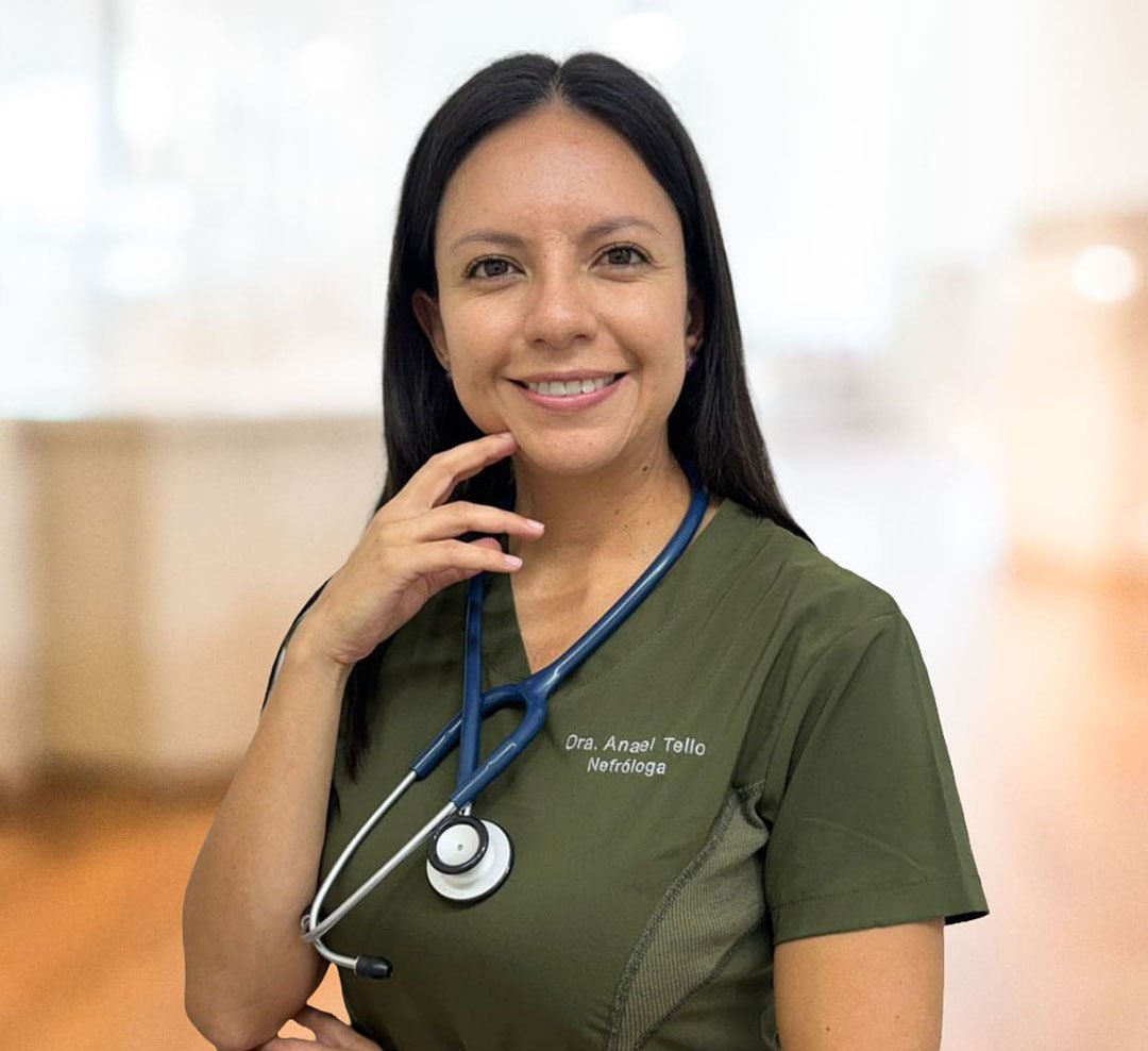 Dra. Anael Tello, nefróloga en Quito